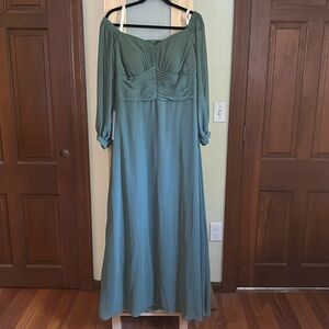 Azazie eucalyptus bridesmaid’s dress NWT